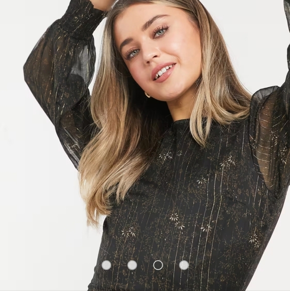 New Look Metallic Mini Dress - Picture 7 of 10